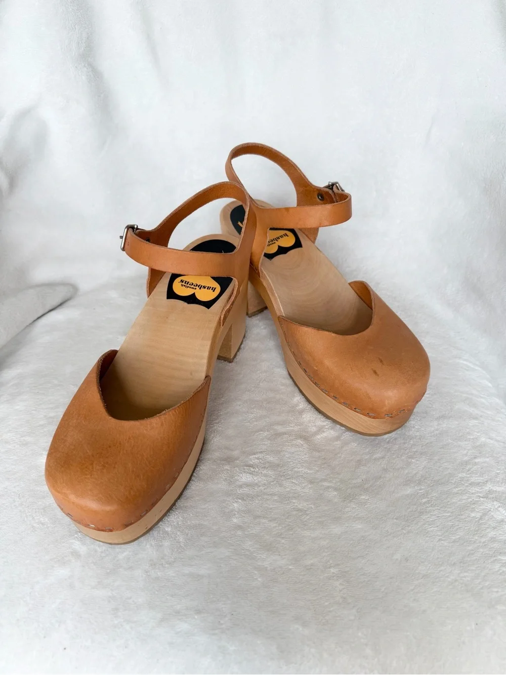 NWOT Swedish Hasbeens Krillan Size 38 US (7.5/8)